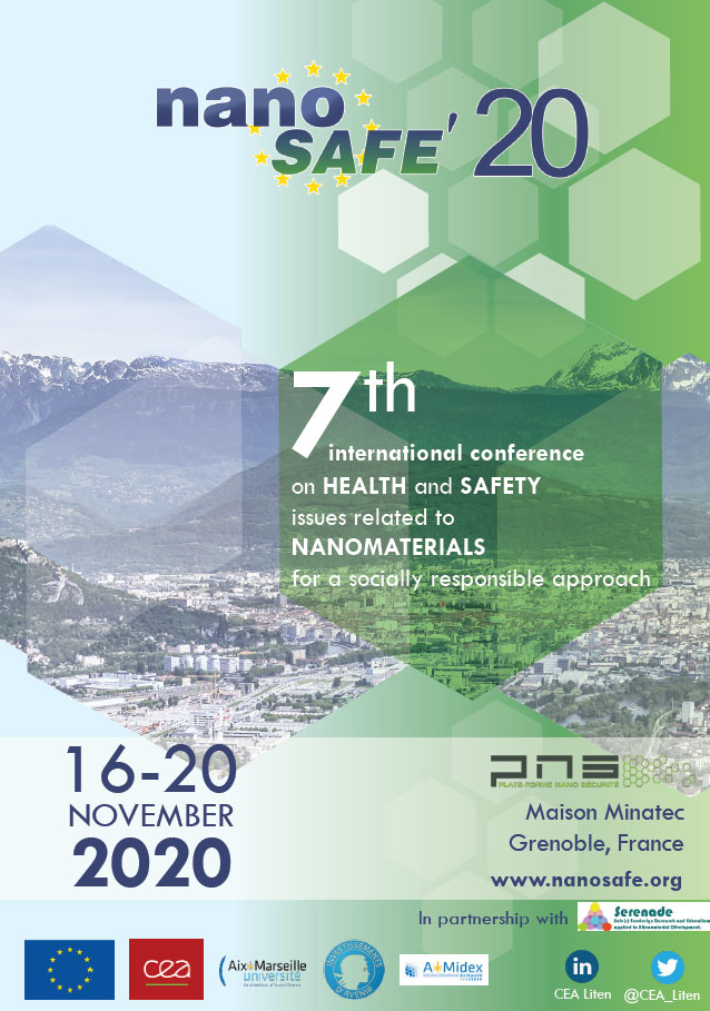 SAVE THE DATE :  7th International Conference NANOSAFE - NANOSAFE2020